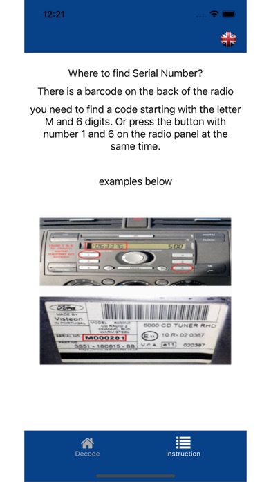 Car Radio Decoder Screenshots