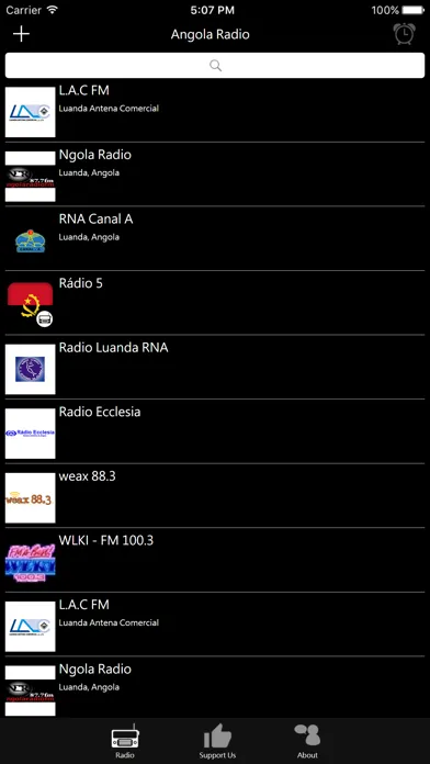 Capturas de pantalla de Angolan Radio