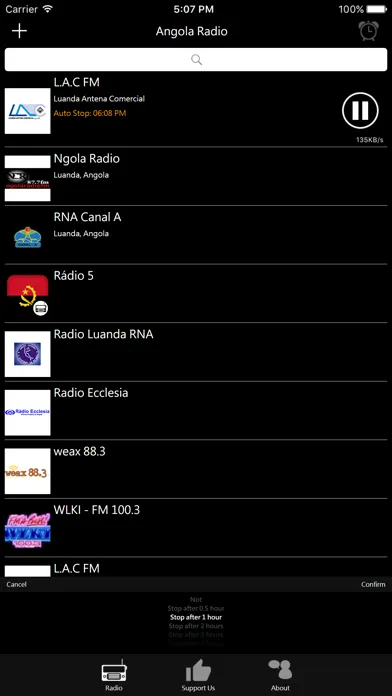 Capturas de pantalla de Angolan Radio