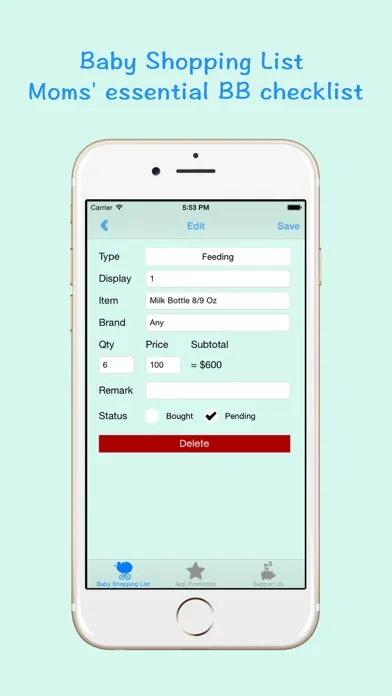 Baby Shopping List - Moms' essential BB checklist স্ক্রিনশট