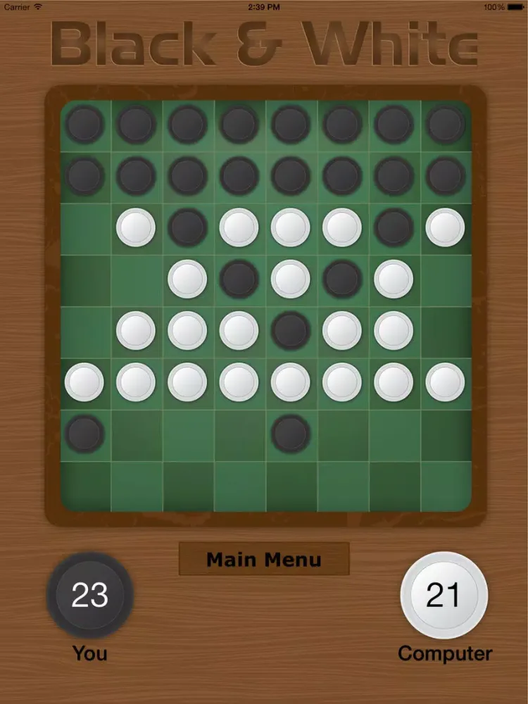 Black & White 黑白棋 iPad  스크린샷