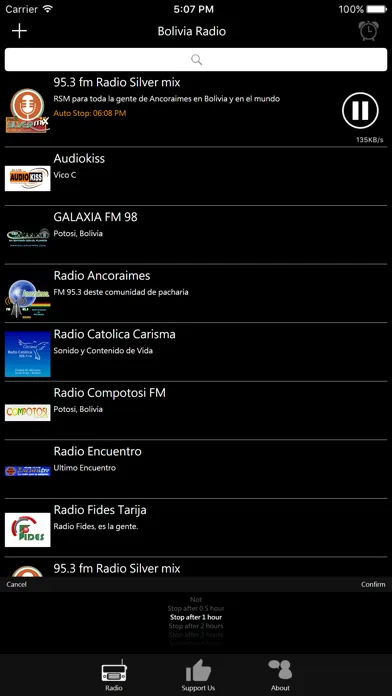Bolivian Radio Screenshots