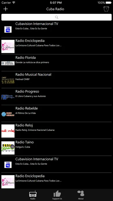 Tangkapan layar Cuban Radio