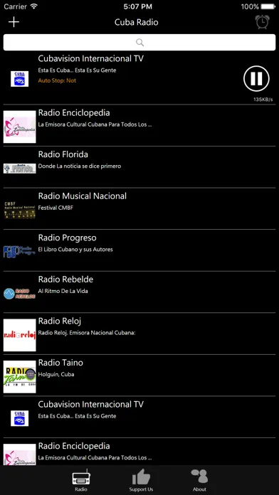 Tangkapan layar Cuban Radio