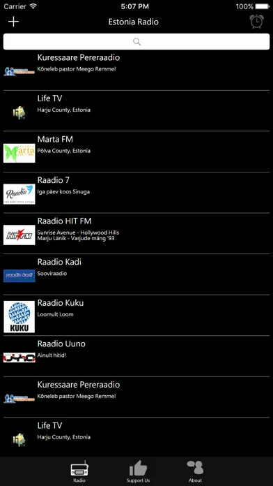 Zrzuty ekranu Estonian Radio - EE Radio