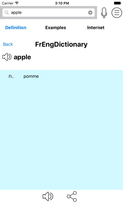 French English Dictionary - FrEngDict স্ক্রিনশট