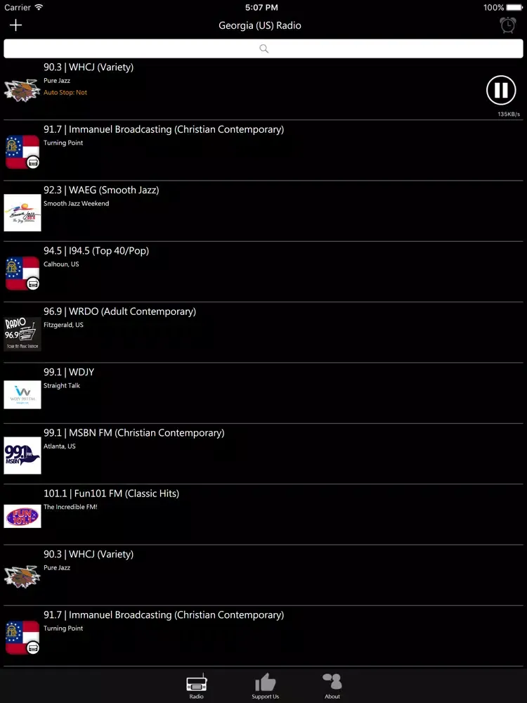 تصاویر Georgia (US) Radio iPad 