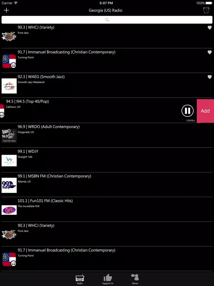 تصاویر Georgia (US) Radio iPad 