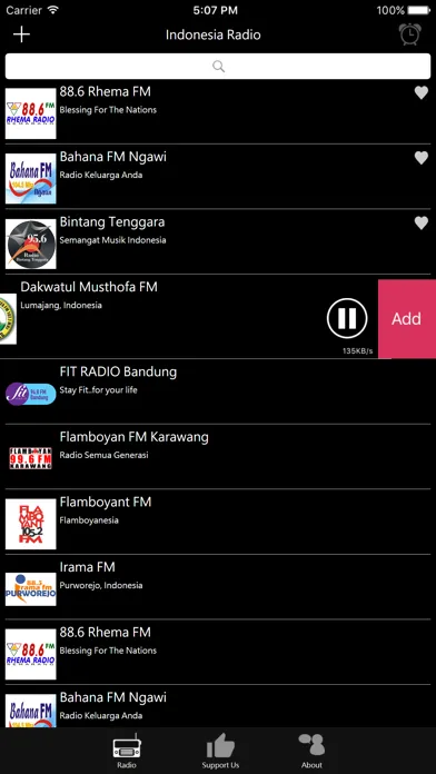 Скриншоты Indonesian Radio