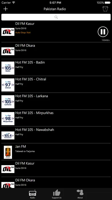 Captures d'écran de Pakistani Radio