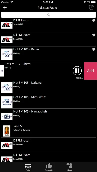 Captures d'écran de Pakistani Radio