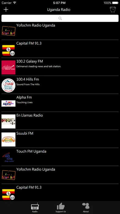 Zrzuty ekranu Ugandan Radio