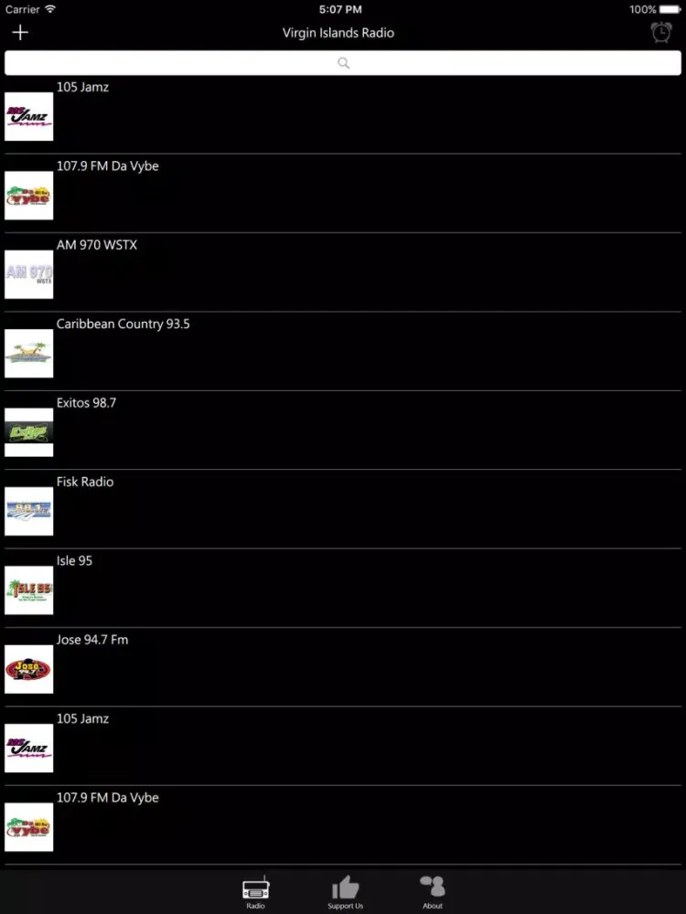 Virgin Islands Radio iPad  سکرین شاٹس