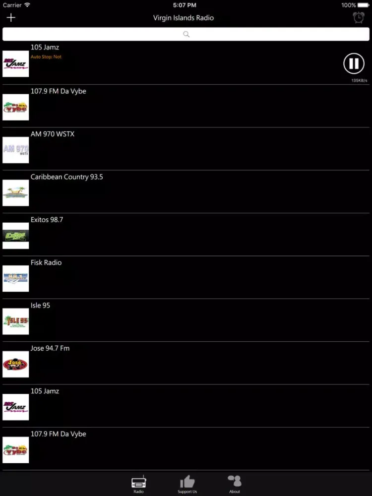Virgin Islands Radio iPad  سکرین شاٹس