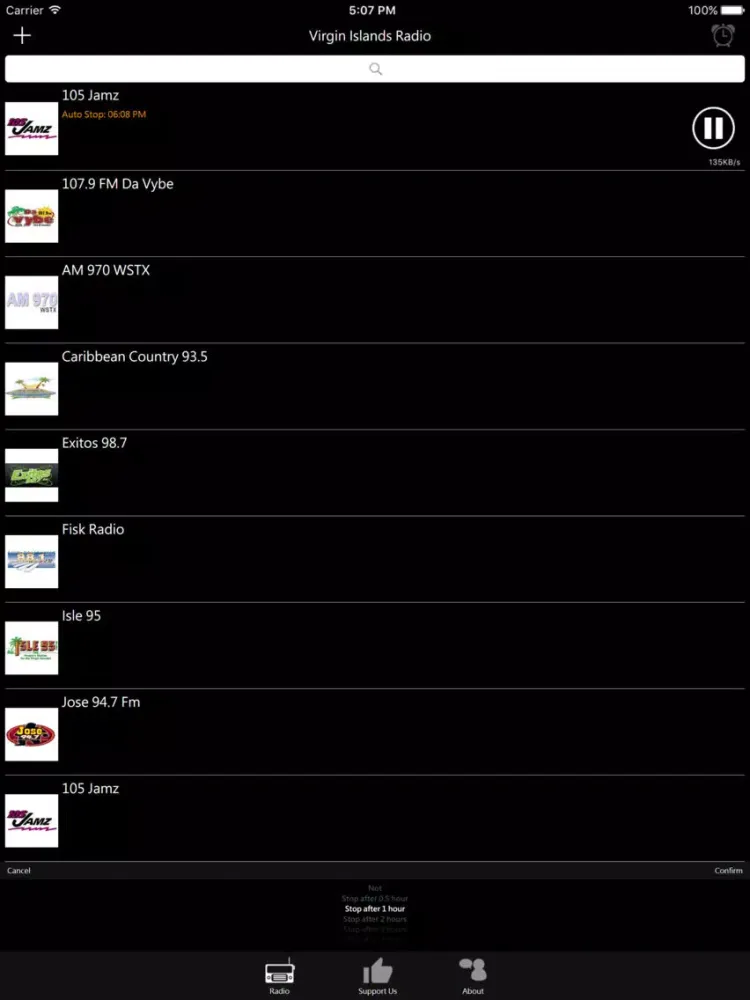Virgin Islands Radio iPad  سکرین شاٹس