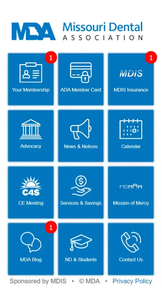 The MDA App スクリーンショット
