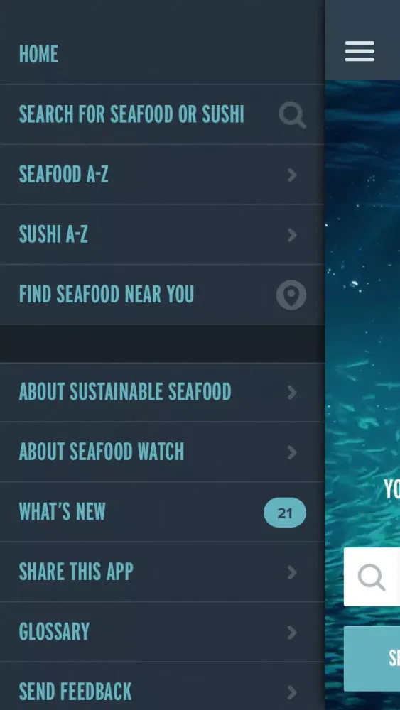 Seafood Watch स्क्रीनशॉट