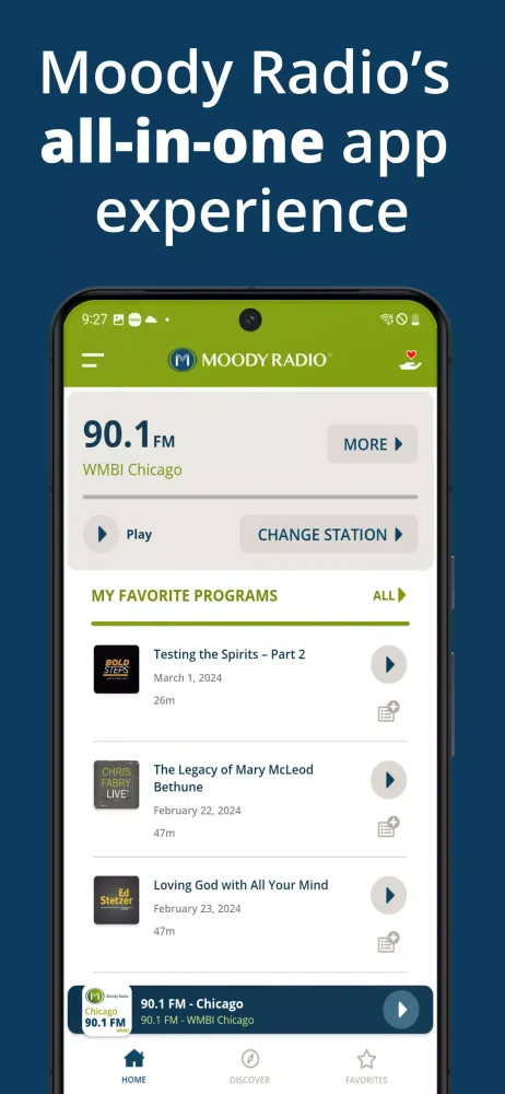 Moody Radio スクリーンショット