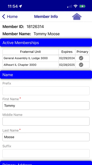 Moose Membership سکرین شاٹس