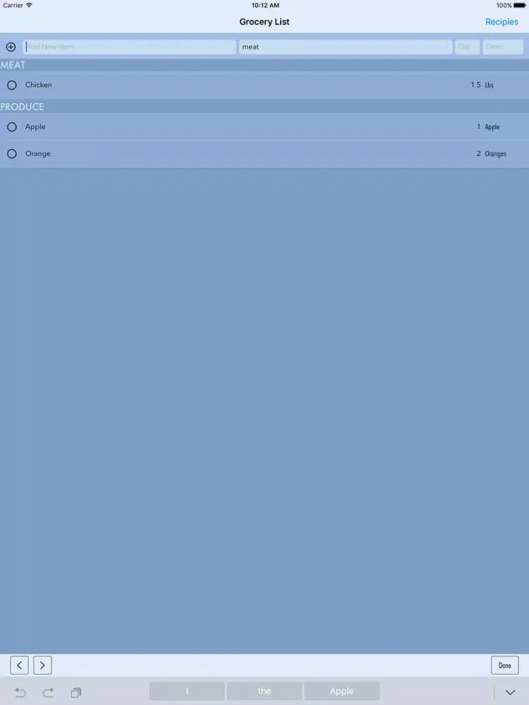 تصاویر Foodies Grocery Cart iPad 