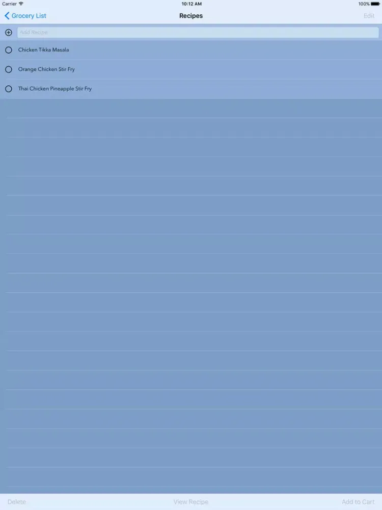 تصاویر Foodies Grocery Cart iPad 