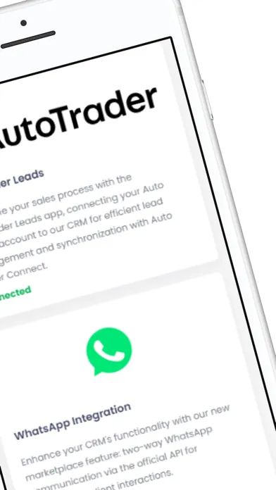 Zrzuty ekranu AutoFinTech Leads & Chat