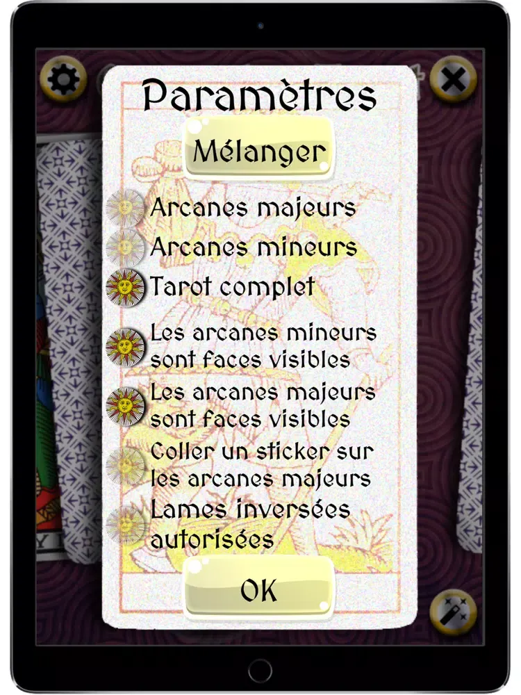 Capturas de pantalla de Crompton Tarot iPad 