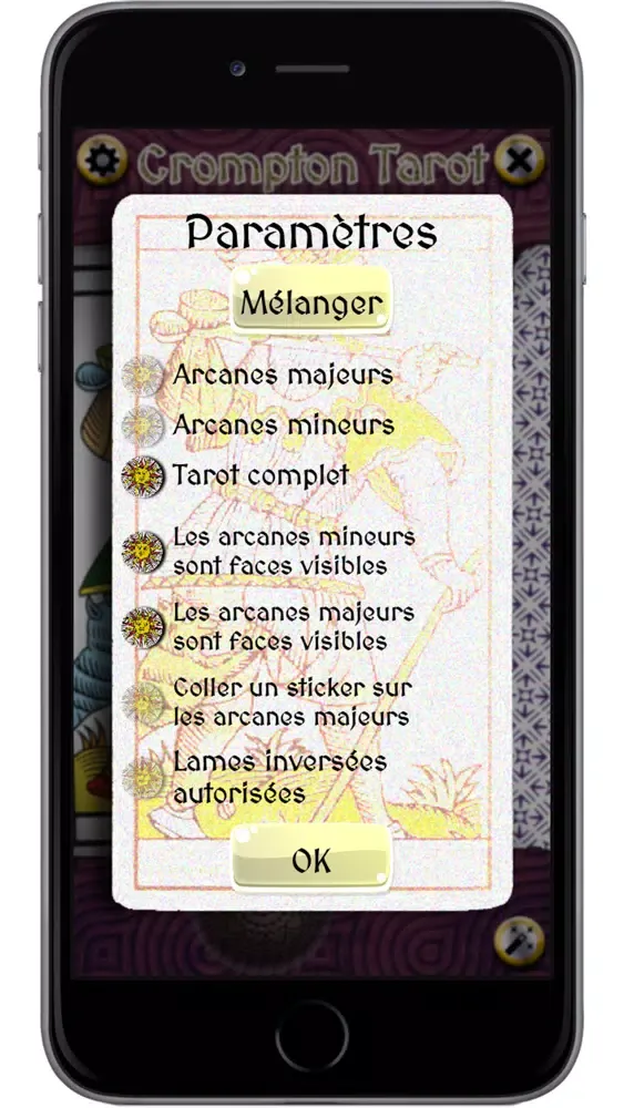 Capturas de pantalla de Crompton Tarot