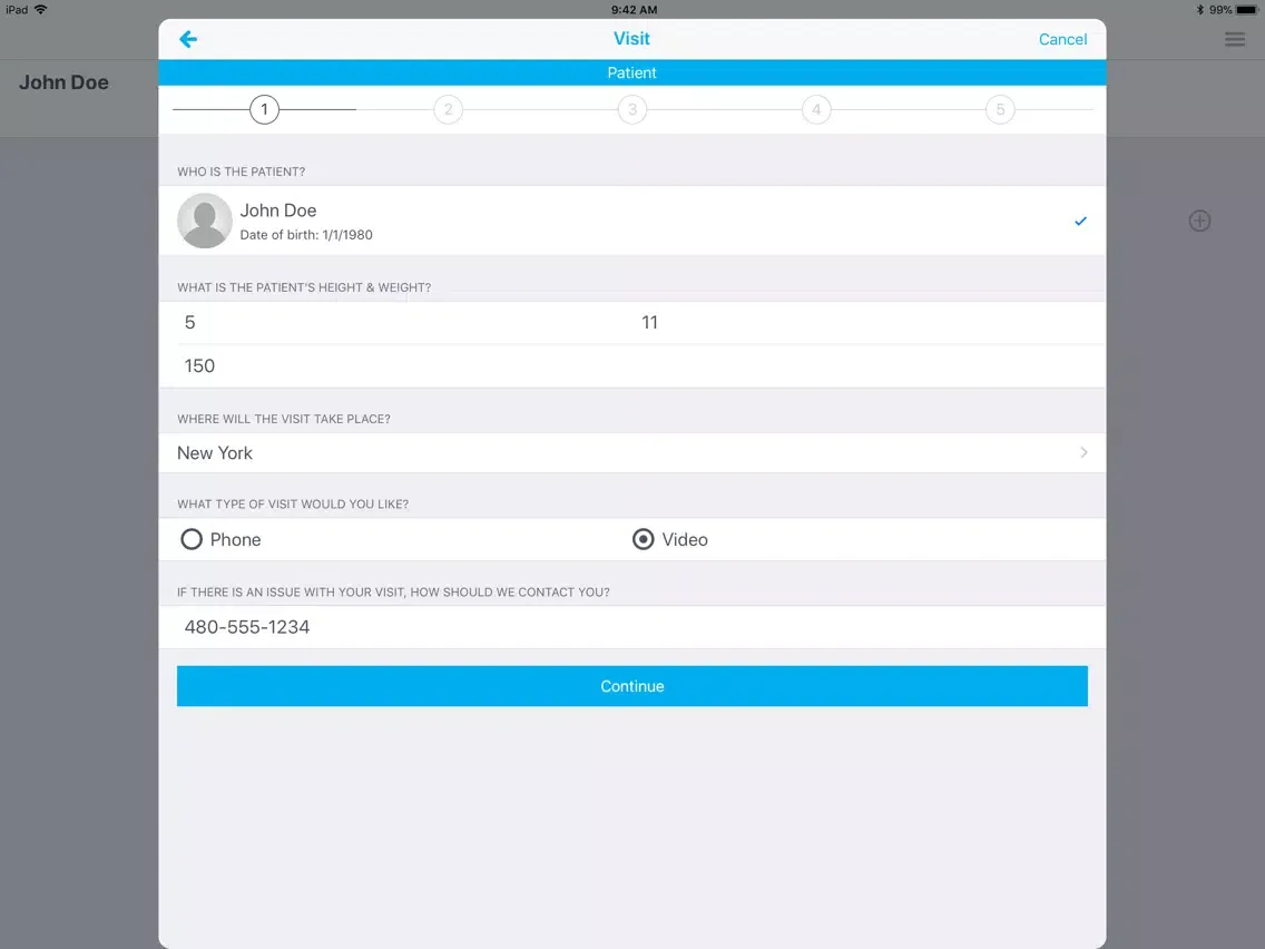 Ảnh chụp màn hình của Mount Sinai Now iPad 