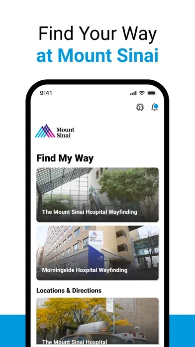 Mount Sinai Hospital Map 스크린샷