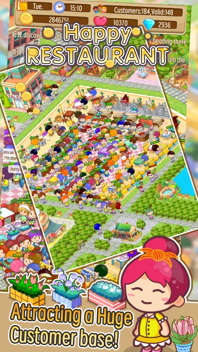 ภาพหน้าจอของ Happy Restaurant Sim