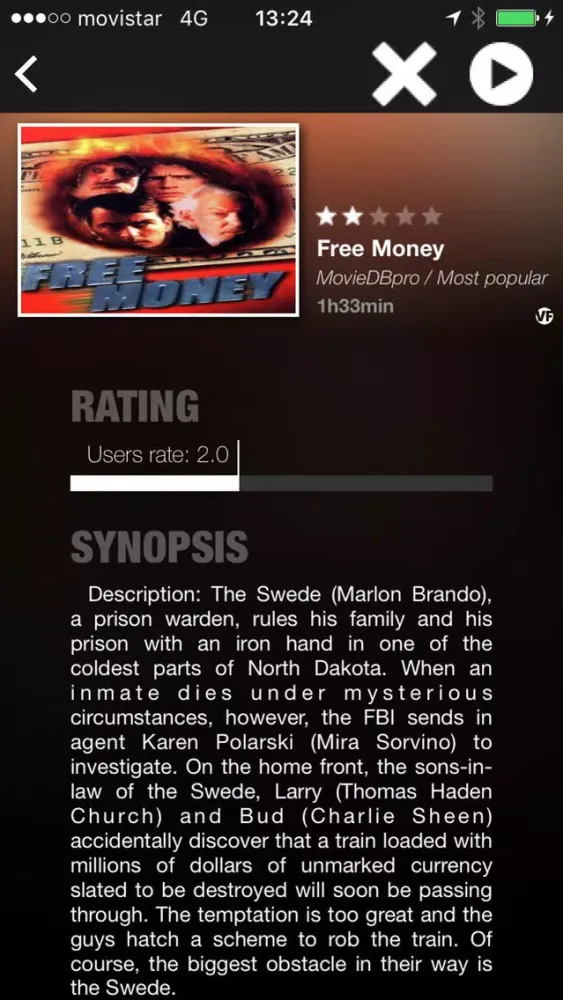 MovieDBpro movies catalog & trailers with YouTube Ekran Görüntüleri