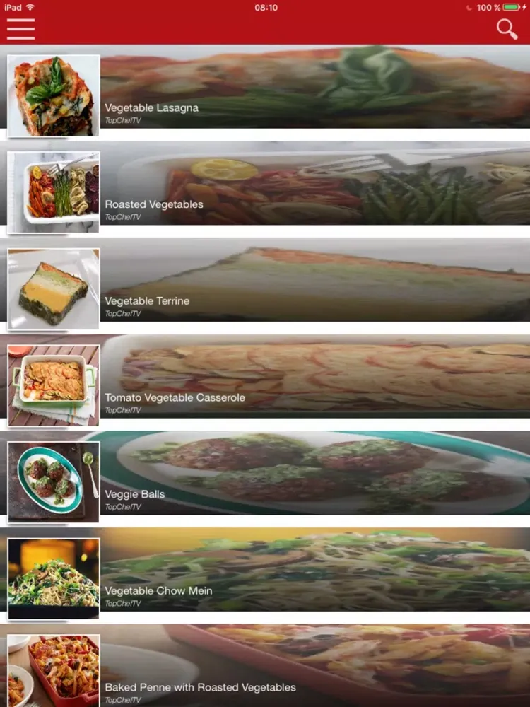 Capturas de tela do TopChefTV Cooking Recipes in Videos and TV iPad 