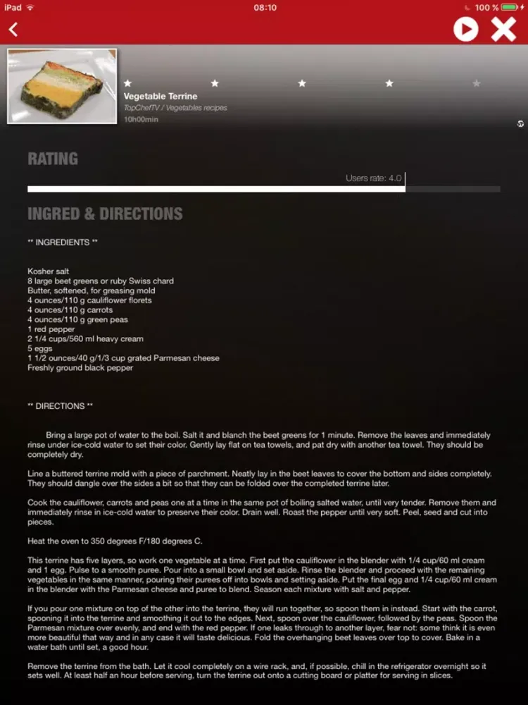 Capturas de tela do TopChefTV Cooking Recipes in Videos and TV iPad 