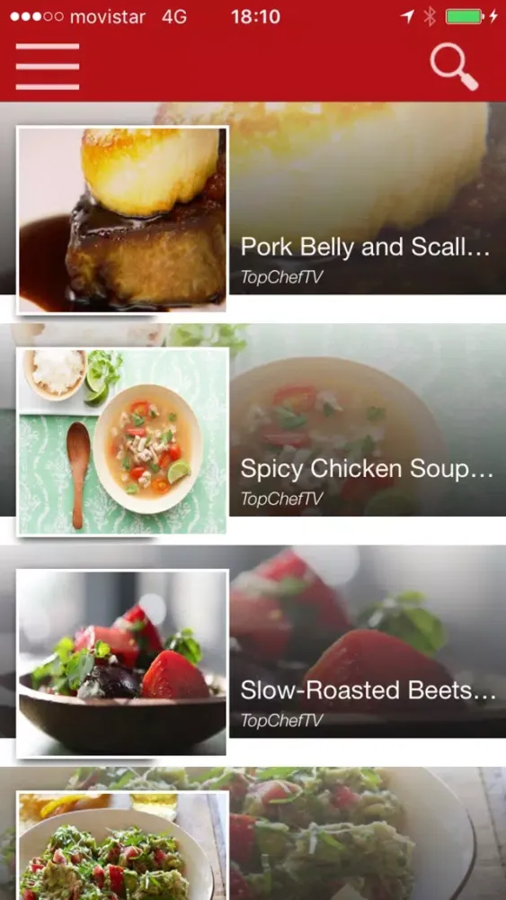 Capturas de tela do TopChefTV Cooking Recipes in Videos and TV