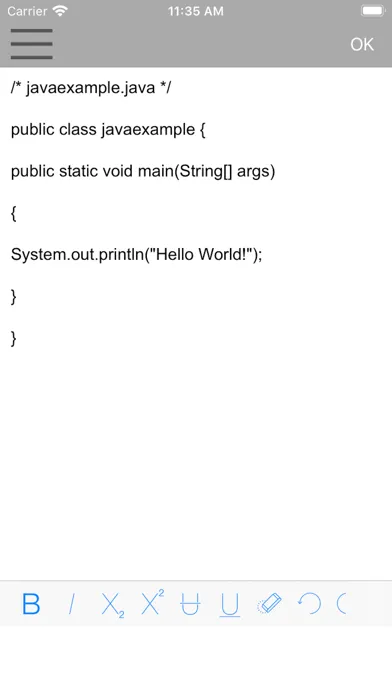 Tangkapan layar XNotePro editor for programs