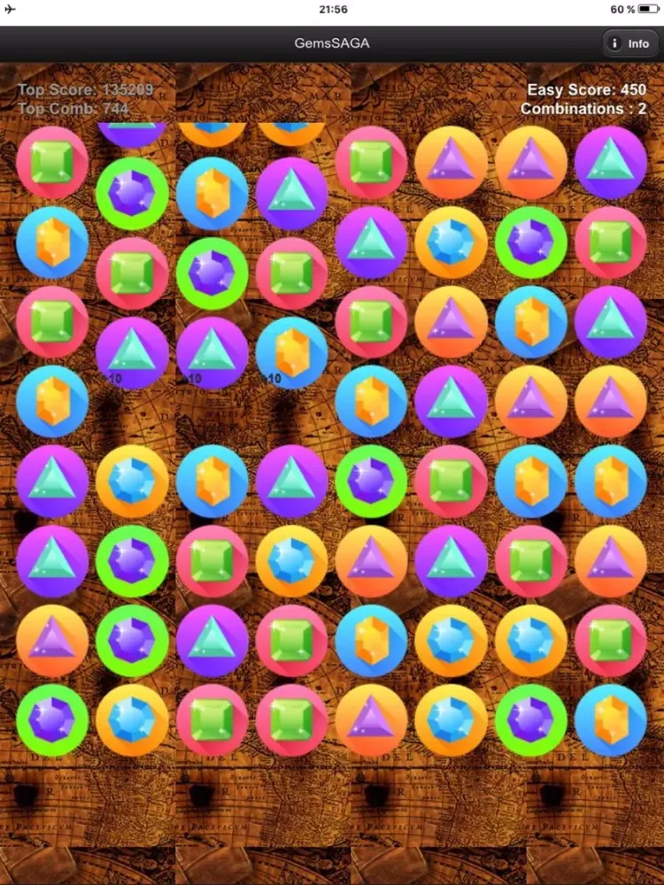 Gems Match SAGA iPad  سکرین شاٹس