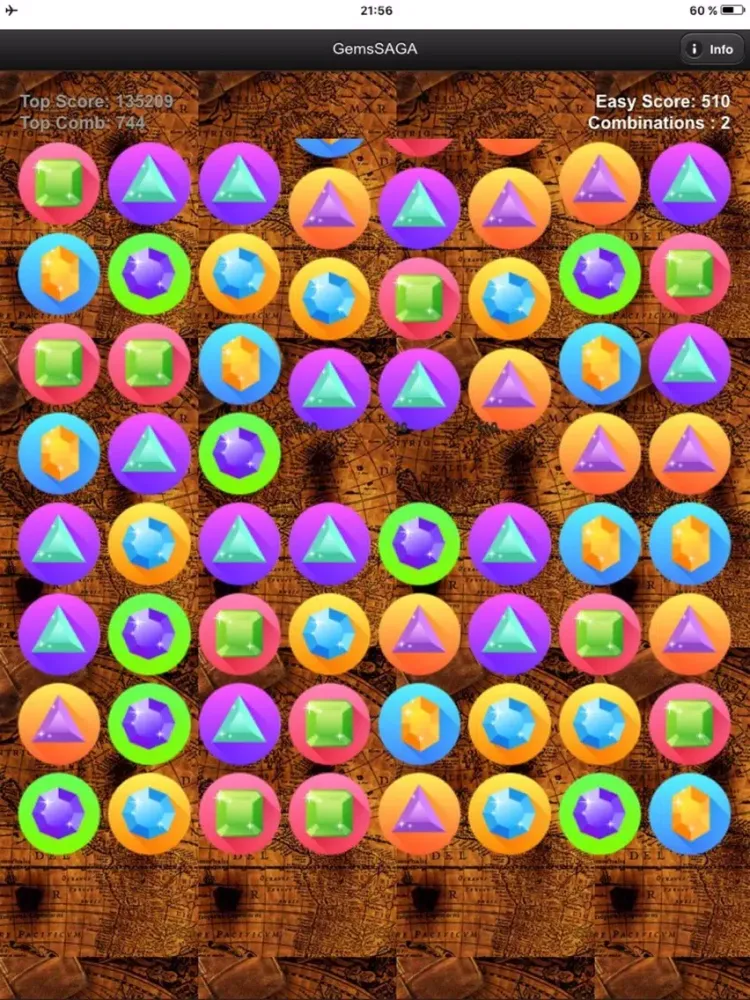 Gems Match SAGA iPad  سکرین شاٹس