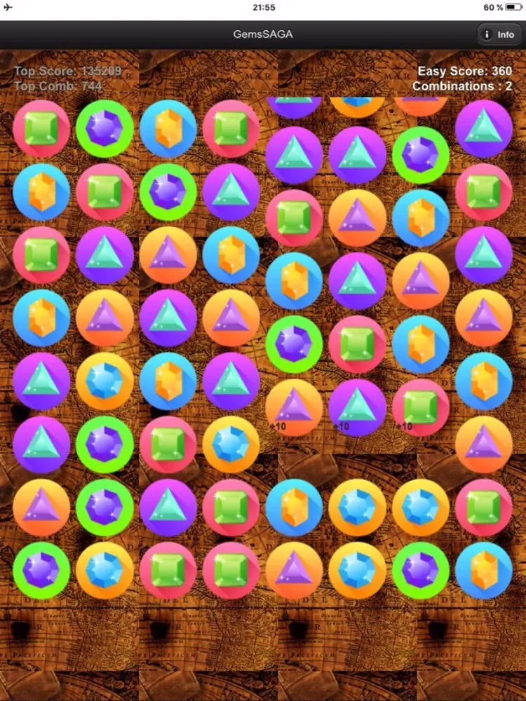 Gems Match SAGA iPad  سکرین شاٹس