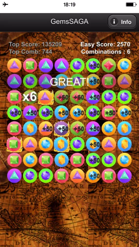 Gems Match SAGA سکرین شاٹس