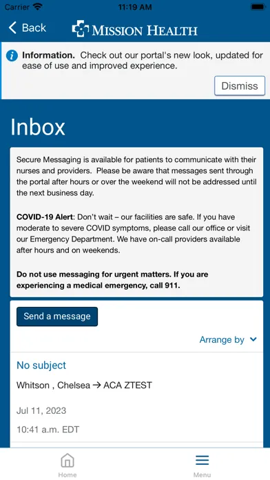 Mission Patient Connect স্ক্রিনশট