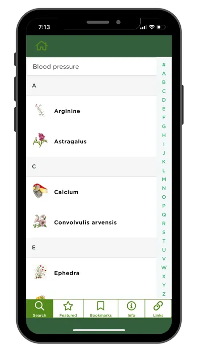 Zrzuty ekranu About Herbs