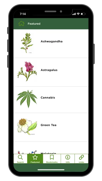 Zrzuty ekranu About Herbs