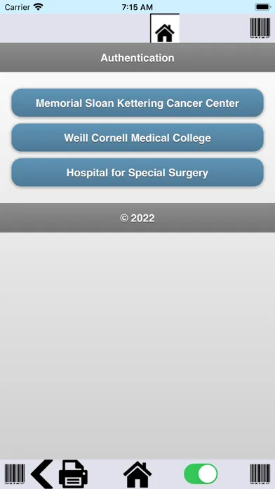 MSKCC Staff Screenshots
