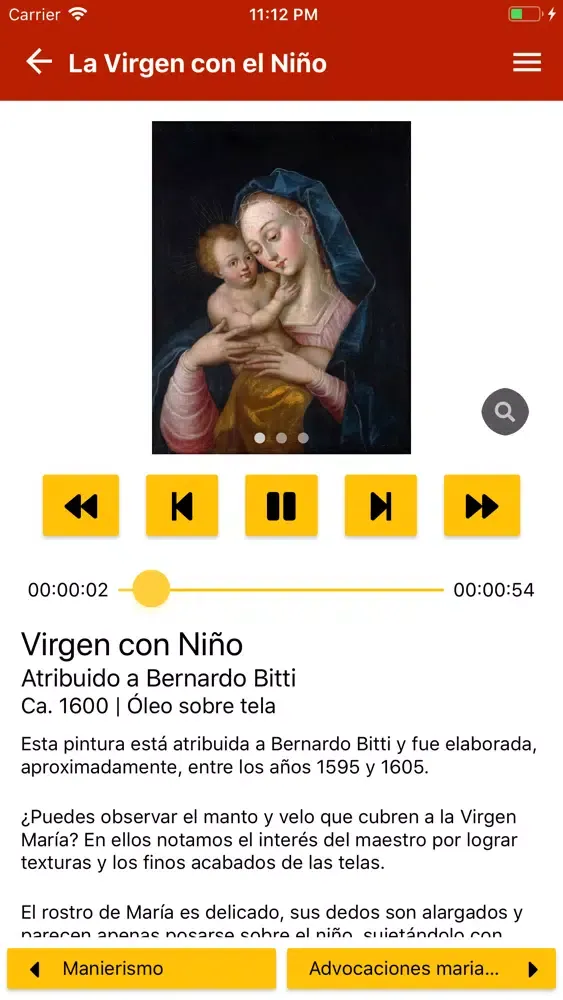 Screenshot di Museo Pedro de Osma