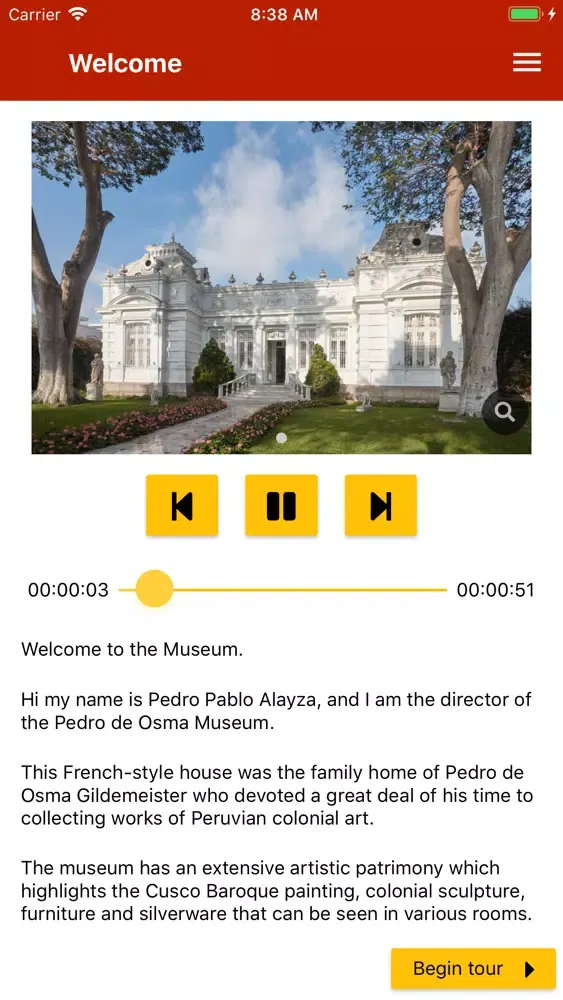 Pedro de Osma Museum স্ক্রিনশট