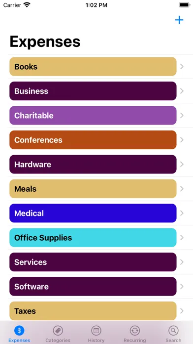 Capturas de pantalla de Pocket Expenses