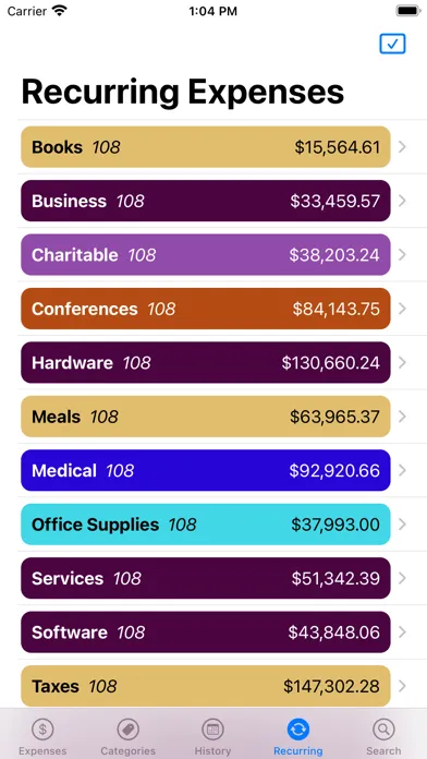 Capturas de pantalla de Pocket Expenses