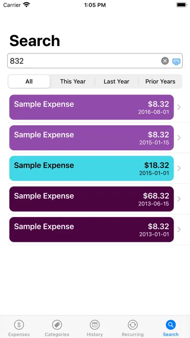 Capturas de pantalla de Pocket Expenses