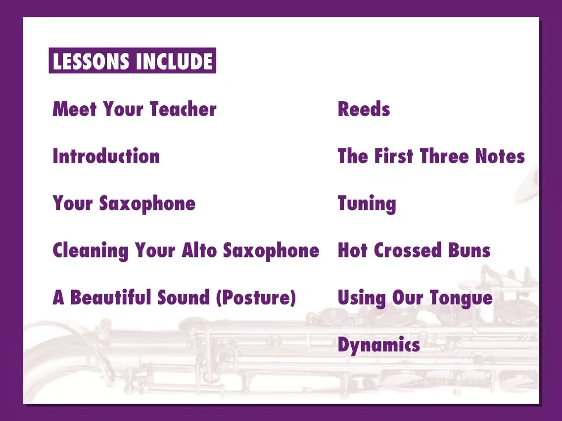 Скриншоты Music Lifeboat Presents Play Like A Prodigy: Learn Alto Sax iPad 